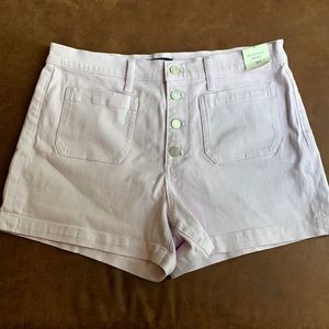 J. Crew Lilac High Rise Shorts 3.5” inseam